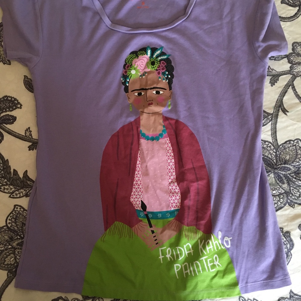 Piccolina, Small Tee, purple/light purple